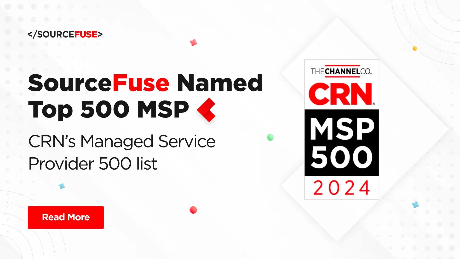SourceFuse Recognized on CRNs 2024 MSP 500 List