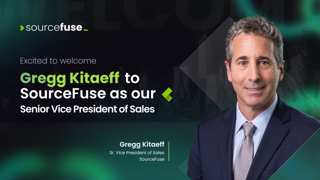 SourceFuse Strengthens AWS Business with Appointment of Gregg Kitaeff as Senior Vice President of Sales